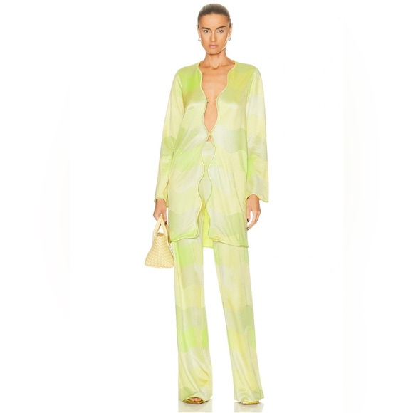 NWT Alexis Angelika Pant in Lime Waves size small - Picture 1 of 8